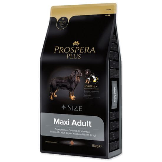 PROSPERA PLUS Krmivo Maxi Adult kura s ryžou 15kg