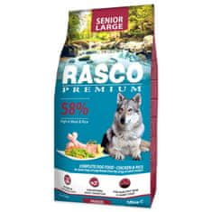 RASCO Krmivo Premium Senior Large kura s ryžou 15kg