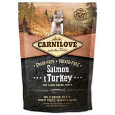 Carnilove Krmivo Puppy Large Breed Salmon & Turkey 1,5kg