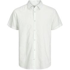 Jack&Jones Pánska košeľa JJESUMMER Comfort Fit 12248383 White (Veľkosť L)