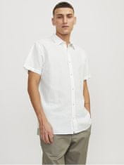 Jack&Jones Pánska košeľa JJESUMMER Comfort Fit 12248383 White (Veľkosť XL)