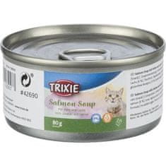 Trixie Salmon Soup kuře & losos - tekutý pamlsek pro kočky, 80 g
