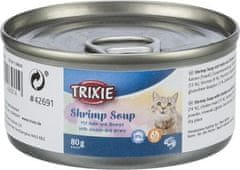 Trixie Shrimp Soup kuře & krevety - tekutý pamlsek pro kočky, 80 g
