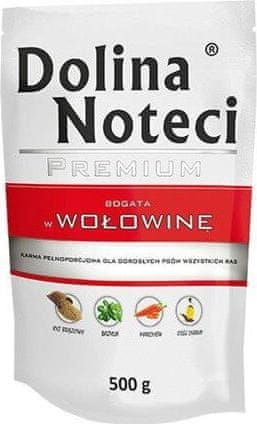 DOLINA NOTECI DOLINA NOTECI PREMIUM hovězí kapsička pro psy 500 g