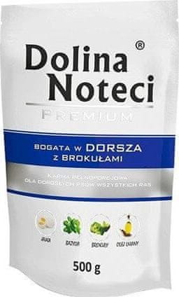 DOLINA NOTECI DOLINA NOTECI PREMIUM treska s brokolicí kapsička pro psy 500 g