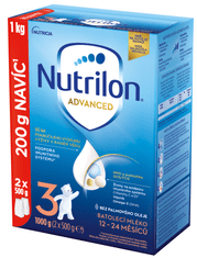 Nutrilon 3 Advanced batolecí mléko, 3 x 1 kg