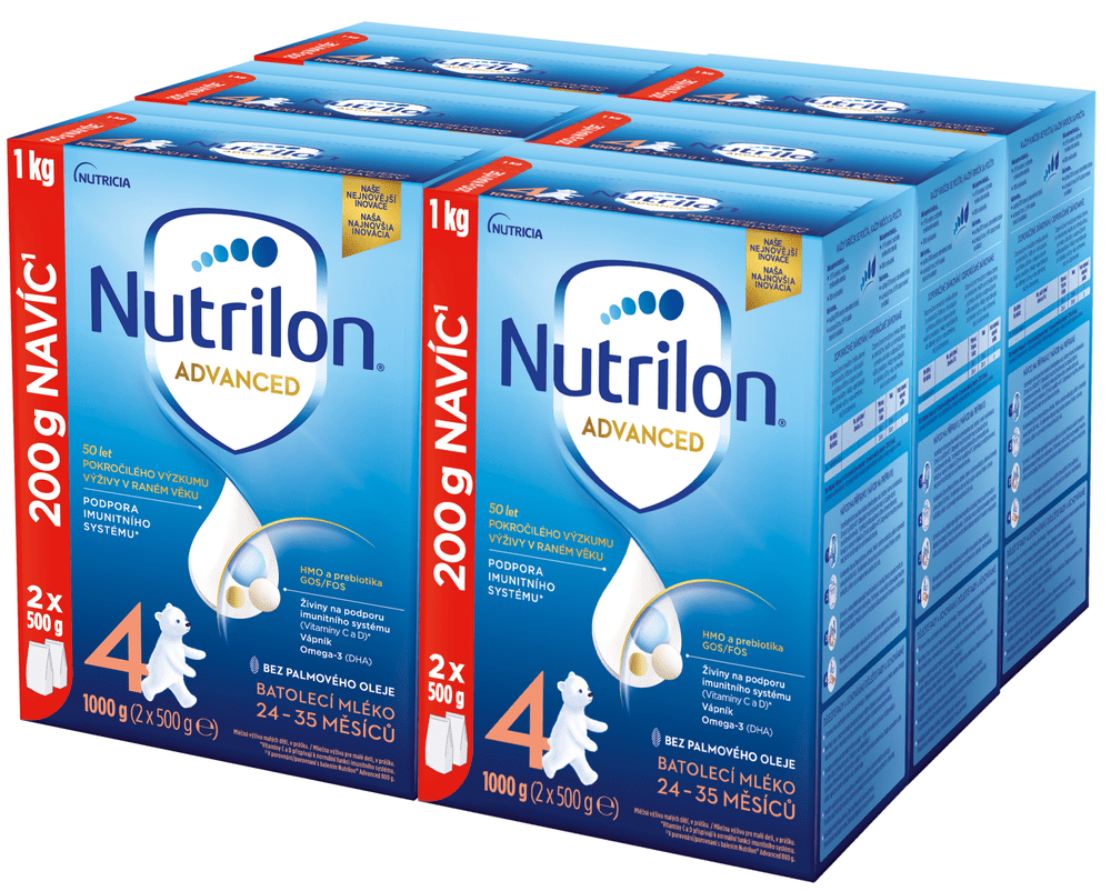 Nutrilon 4 Advanced batoľacie mlieko 6 x 1 kg, 24+