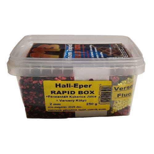 BUKI MIX Premium Rapid Pellet Box 2mm / 250g Halibut-jahoda