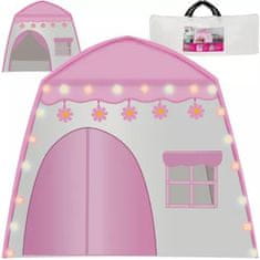 Kruzzel Detský stanový domček so svetielkami