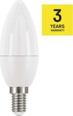 EMOS LED žiarovka Classic Candle 6W E14 teplá biela