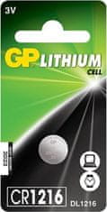 GP Lítiová gombíková batéria GP CR1216