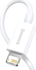 Noname Baseus Lightning Superior Series cable, Fast Charging, Data 2.4A, 2m White (CALYS-C02)