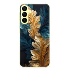 iSaprio Silikónové puzdro - GoldBlue Leaves 02 pre Samsung Galaxy A15 / A15 5G