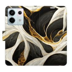 iSaprio Flipové puzdro - BlackGold Marble pre Xiaomi Redmi Note 13 Pro 5G / Poco X6 5G