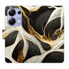 iSaprio Flipové puzdro - BlackGold Marble pre Xiaomi Redmi Note 13 Pro