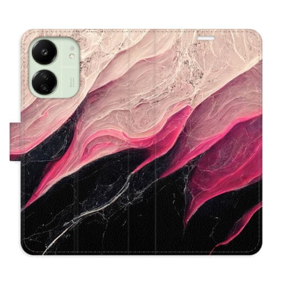 iSaprio Flipové puzdro - BlackPink Marble pre Xiaomi Redmi 13C