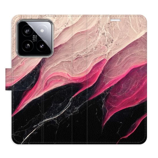 iSaprio Flipové puzdro - BlackPink Marble pre Xiaomi 14