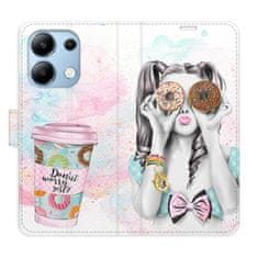 iSaprio Flipové puzdro - Donut Worry Girl pre Xiaomi Redmi Note 13