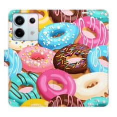 iSaprio Flipové puzdro - Donuts Pattern 02 pre Xiaomi Redmi Note 13 Pro 5G / Poco X6 5G