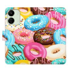 iSaprio Flipové puzdro - Donuts Pattern 02 pre Xiaomi Redmi 13C