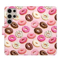 iSaprio Flipové puzdro - Donuts Pattern 03 pre Samsung Galaxy S24 Ultra