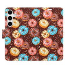 iSaprio Flipové puzdro - Donuts Pattern pre Samsung Galaxy S24