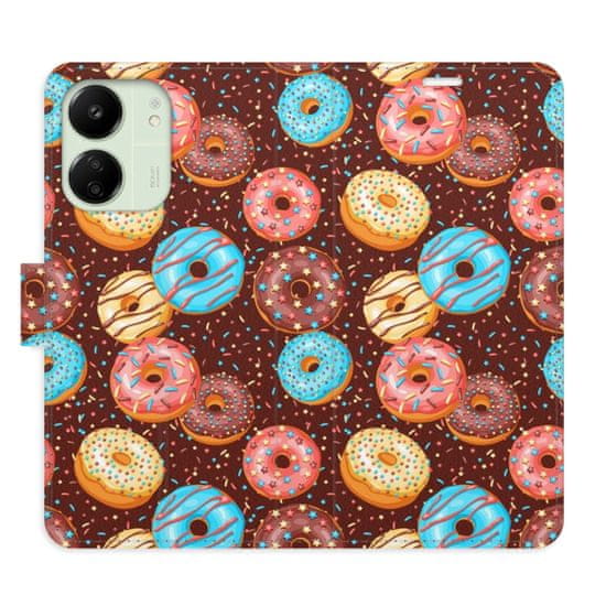 iSaprio Flipové puzdro - Donuts Pattern pre Xiaomi Redmi 13C