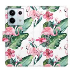 iSaprio Flipové puzdro - Flamingos Pattern pre Xiaomi Redmi Note 13 Pro 5G / Poco X6 5G