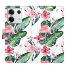 iSaprio Flipové puzdro - Flamingos Pattern pre Xiaomi Redmi Note 13 5G