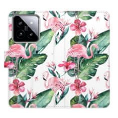 iSaprio Flipové puzdro - Flamingos Pattern pre Xiaomi 14