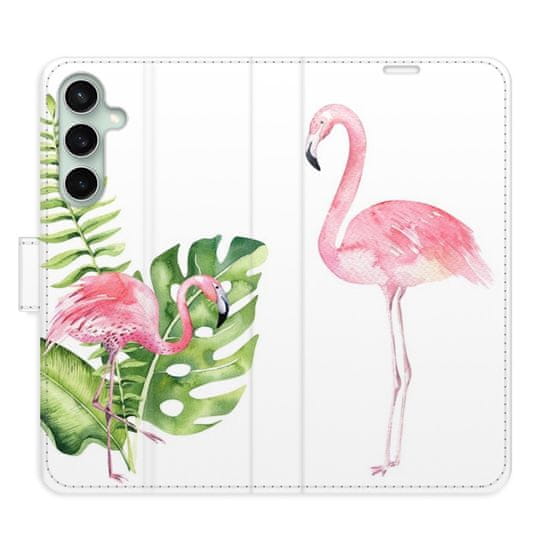 iSaprio Flipové puzdro - Flamingos pre Samsung Galaxy S23 FE