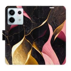 iSaprio Flipové puzdro - Gold Pink Marble 02 pre Xiaomi Redmi Note 13 Pro 5G / Poco X6 5G