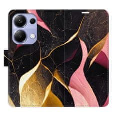 iSaprio Flipové puzdro - Gold Pink Marble 02 pre Xiaomi Redmi Note 13 Pro