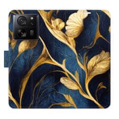 iSaprio Flipové puzdro - GoldBlue pre Xiaomi 13T / 13T Pro