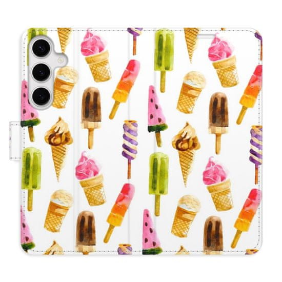 iSaprio Flipové puzdro - Ice Cream Pattern pre Samsung Galaxy S24+