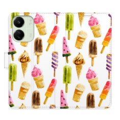 iSaprio Flipové puzdro - Ice Cream Pattern pre Xiaomi Redmi 13C