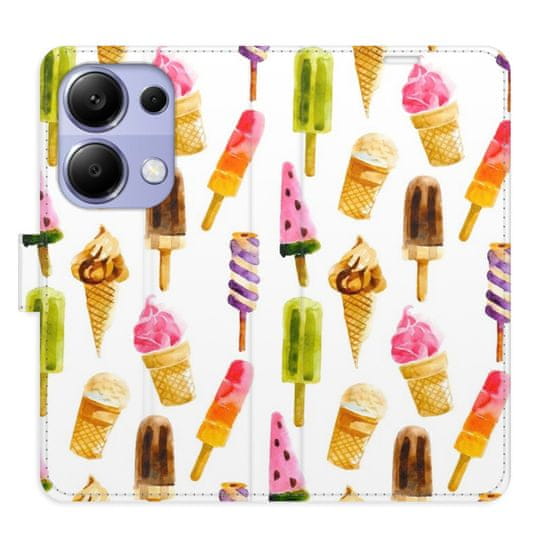 iSaprio Flipové puzdro - Ice Cream Pattern pre Xiaomi Redmi Note 13 Pro