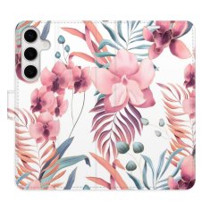 iSaprio Flipové puzdro - Pink Flowers 02 pre Samsung Galaxy S24+