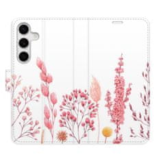 iSaprio Flipové puzdro - Pink Flowers 03 pre Samsung Galaxy S24