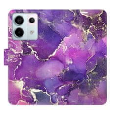 iSaprio Flipové puzdro - Purple Marble pre Xiaomi Redmi Note 13 Pro 5G / Poco X6 5G