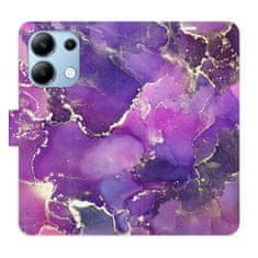 iSaprio Flipové puzdro - Purple Marble pre Xiaomi Redmi Note 13