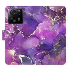 iSaprio Flipové puzdro - Purple Marble pre Xiaomi 13T / 13T Pro