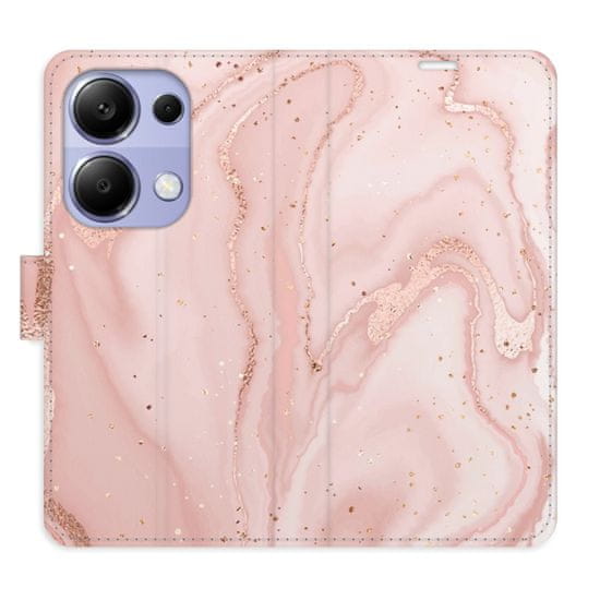 iSaprio Flipové puzdro - RoseGold Marble pre Xiaomi Redmi Note 13 Pro