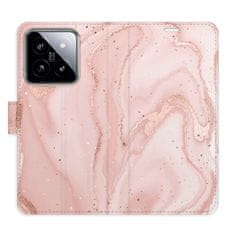 iSaprio Flipové puzdro - RoseGold Marble pre Xiaomi 14