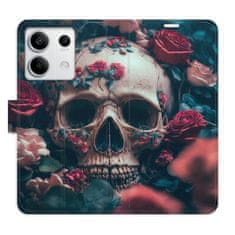 iSaprio Flipové puzdro - Skull in Roses 02 pre Xiaomi Redmi Note 13 5G