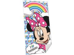 Kids Euroswan Detská plážová osuška Minnie Mouse Rainbows