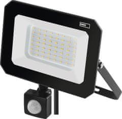 EMOS LED reflektor SIMPO s pohybovým čidlem, 50 W, černý, neutrální bílá