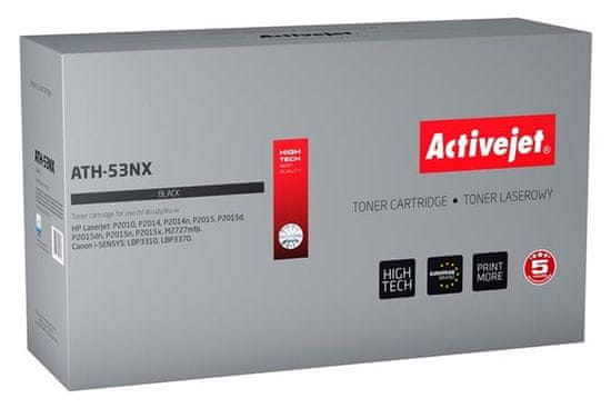 ActiveJet toner HP 7553X LJ P2015 nový, 7900 str. AT-53NX