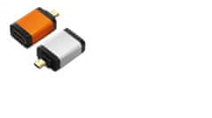 PremiumCord Adapter HDMI Typ A samica - micro HDMI Typ D samec, oranžová