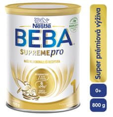 BEBA SUPREMEpre 1, 6 HMO, počiatočné dojčenské mlieko, 800 g, od narodenia